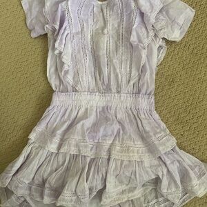 Lavender Ruffle Kids Dress